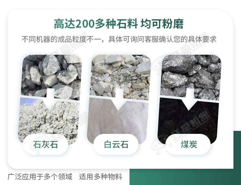 開(kāi)廠如何選擇磨粉機(jī)型號(hào)？磨粉碎機(jī)有哪些型號(hào)？