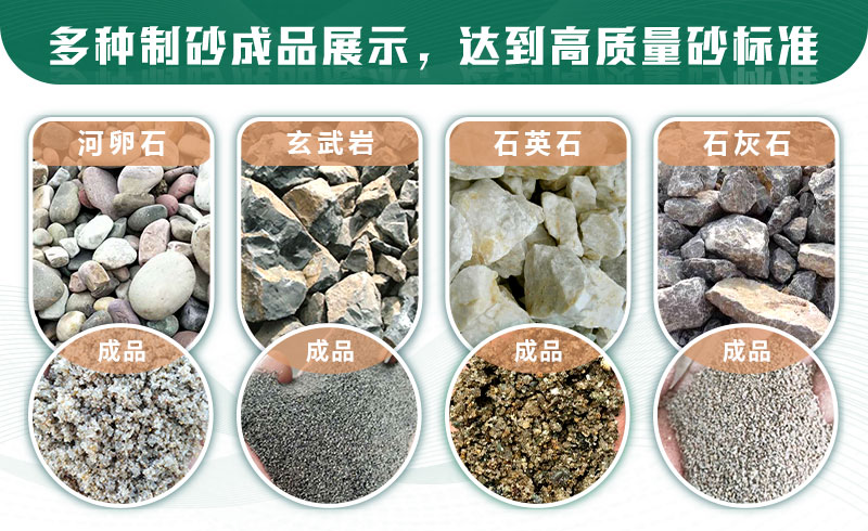什么樣的石頭適合制砂？制沙生產線如何配置？